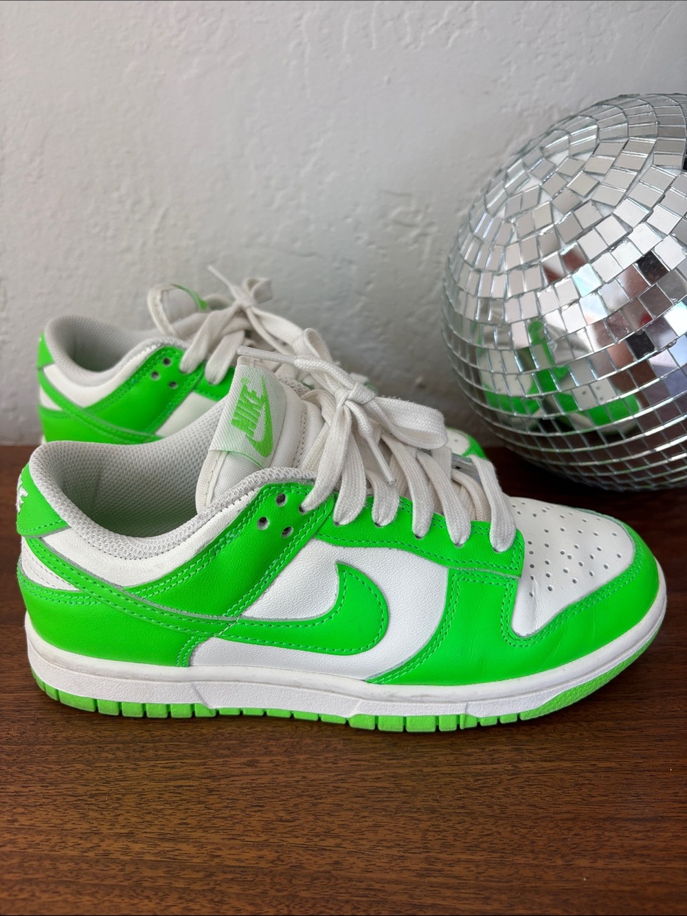 Neon Green Nike Dunks